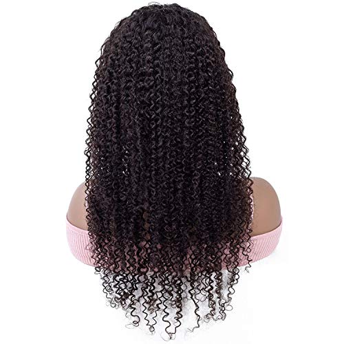 Hair Lace Front Human Hair Wigs Peruvian Kinky Curly Lace Front W...
