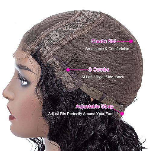Hair Lace Front Human Hair Wigs Peruvian Kinky Curly Lace Front W...