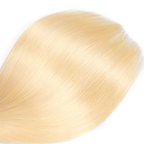 Peruvian Straight Hair 100% Human Hair Extensions 613 Color 10-28...