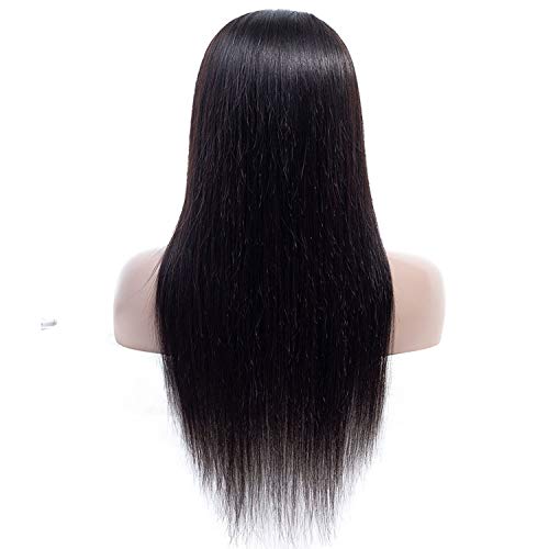 Straight Lace Front Human Hair Wigs With Baby Hair Peruvian Lace ...