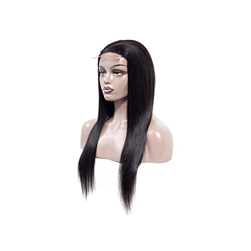 Straight Lace Front Human Hair Wigs With Baby Hair Peruvian Lace ...