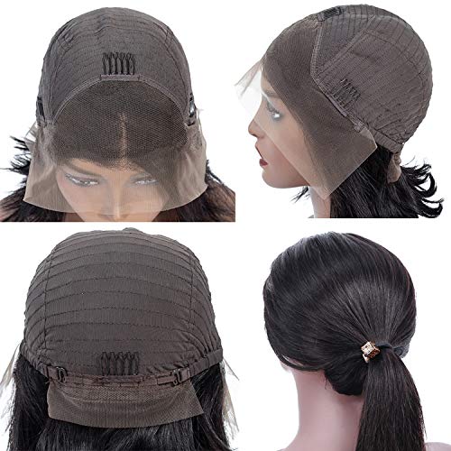 Straight Lace Front Wig Pre Plucked Remy Lace Wig Humain Hair Per...