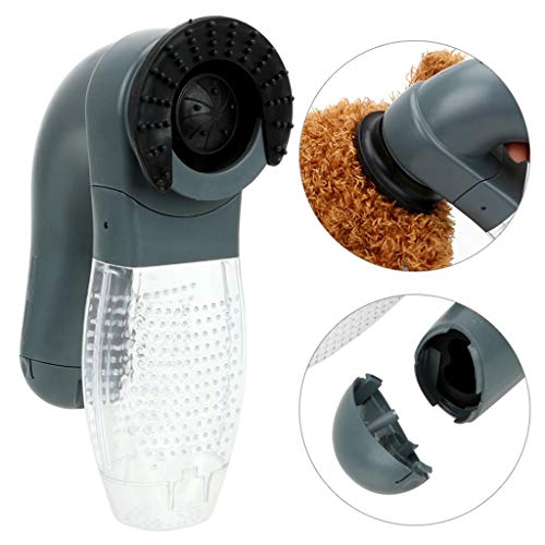 Electric Pet Hair Sucker Vacuum Grooming Brush Grooming Tool-Port...