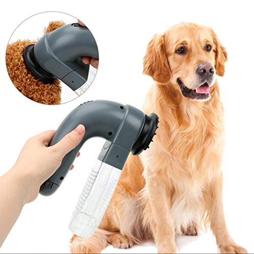 Electric Pet Hair Sucker Vacuum Grooming Brush Grooming Tool-Port...