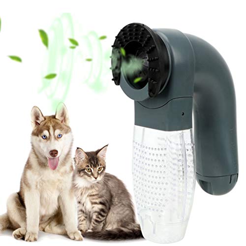 Electric Pet Hair Sucker Vacuum Grooming Brush Grooming Tool-Port...