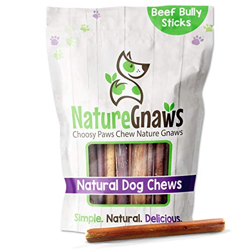Nature Gnaws Bully Sticks for Dogs - Premium Natural Tasty Beef B...