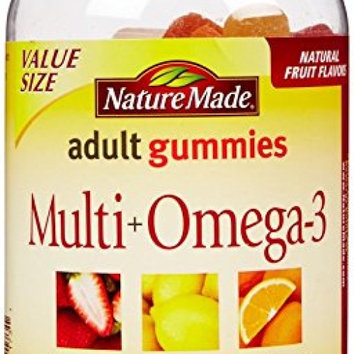 Nature Made Adult Gummies Multi + Omega Value Size-150 ct