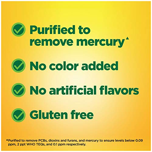 Nature Made Burp-Less Fish Oil 1200 mg, 200 Softgels, Fish Oil Om...