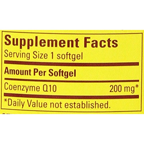 Nature Made CoQ10 Coenzyme Q10 200 mg - 2 Bottles, 140 Softgels Each