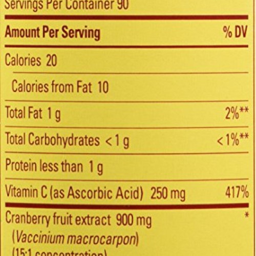 Nature Made Cranberry 450mg Extract 180 Softgels