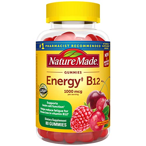 Nature Made Energy B12 1000 mcg, Dietary Supplement for Energy Me...
