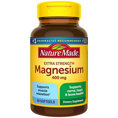 Nature Made Extra Strength Magnesium Oxide 400 mg, Dietary Supple...