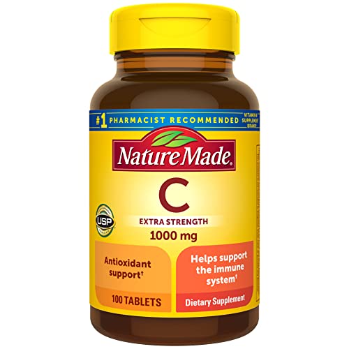 Nature Made Extra Strength Vitamin C 1000 mg, Dietary Supplement ...