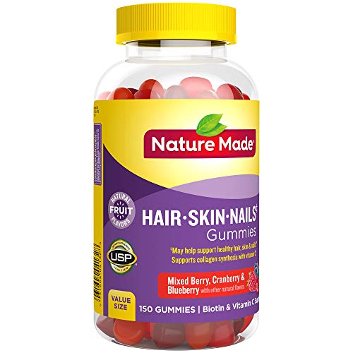 Nature Made Hair, Skin and Nails Adult Gummies, 150 Count