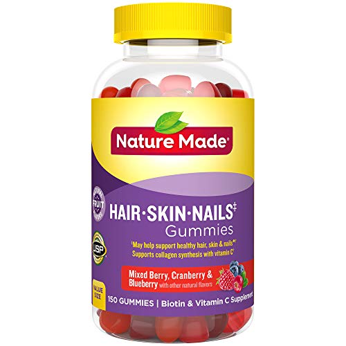 Nature Made Hair, Skin and Nails Adult Gummies, 150 Count