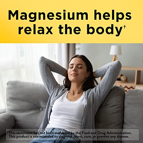 Nature Made Magnesium Oxide 250 mg, Dietary Supplement for Muscle...