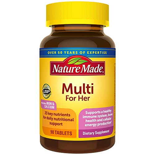 Nature Made Multivitamin For Her, Womens Multivitamin for Daily N...