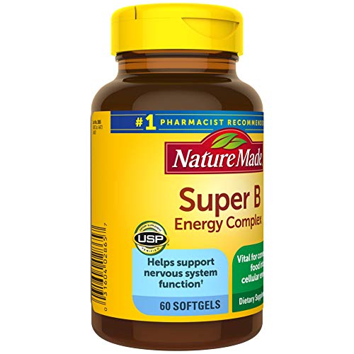 Nature Made Super B Energy Complex, Dietary Supplement for Nervou...