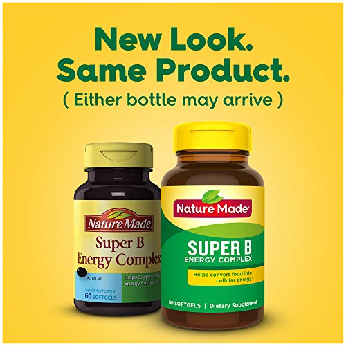 Nature Made Super B Energy Complex, Dietary Supplement for Nervou...