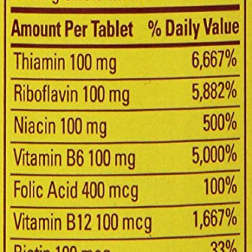 Nature Made Time-Release Balanced B-100, 60 Tablets Pack of 2