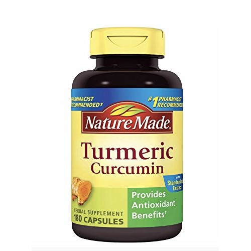 Nature Made Turmeric Curcumin 500 milligram. Capsules Antioxidan...