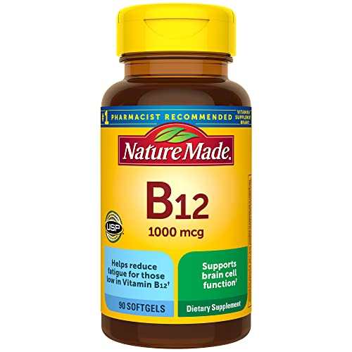 Nature Made Vitamin B12 1000 mcg, Dietary Supplement for Energy M...