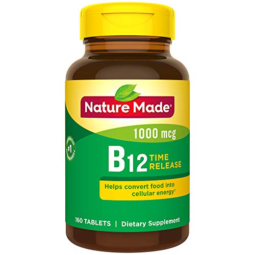 Nature Made Vitamin B12 1000 mcg. Timed Release Tablets Value Siz...
