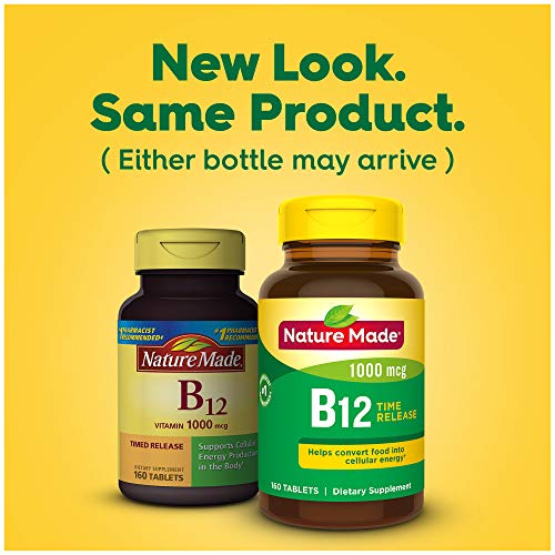 Nature Made Vitamin B12 1000 mcg. Timed Release Tablets Value Siz...