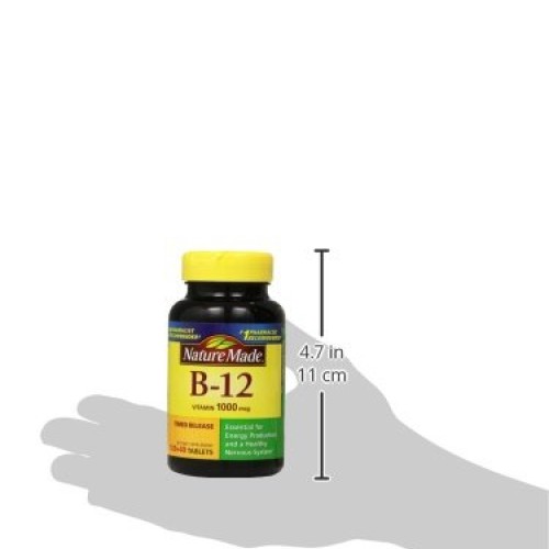 Nature Made Vitamin B12 1000 mcg. Timed Release Tablets Value Siz...