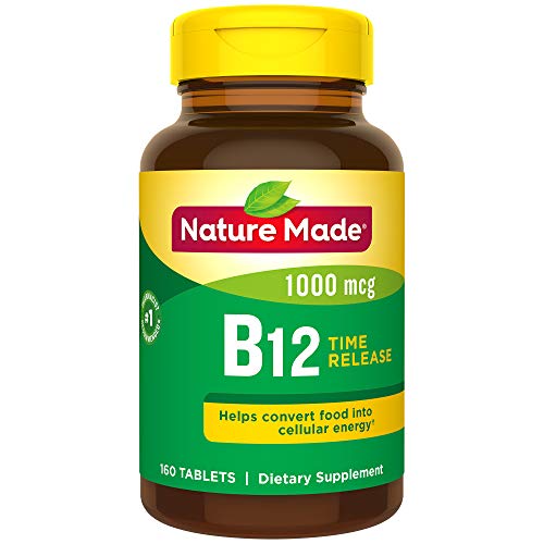 Nature Made Vitamin B12 1000 mcg. Timed Release Tablets Value Siz...