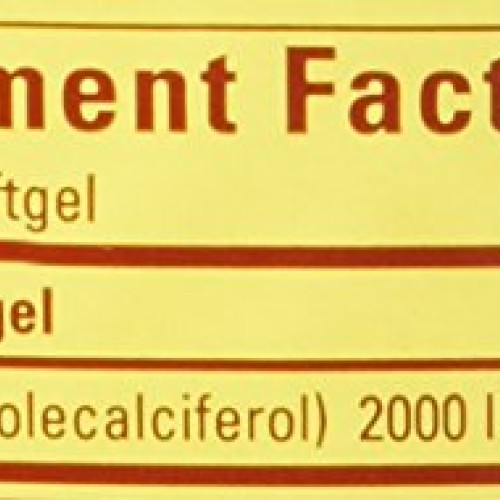 Nature Made, Vitamin D3 2,000 I.U. Liquid Softgels, 250-Count Pa...
