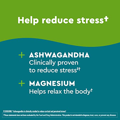 Nature Made Wellblends Calm & Relax, Ashwagandha 125 mg, Magnesiu...