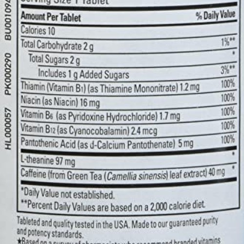 Nature Made Wellblends Clear & Focus, L-theanine, Green Tea Caffe...