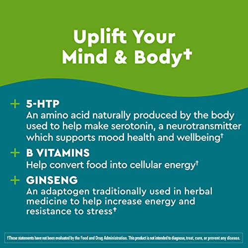 Nature Made Wellblends Positive Mood & Energy, 5HTP, Thiamin, Nia...