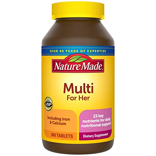Nature Made Womens Multivitamin Tablets, 300 Count for Daily Nut...