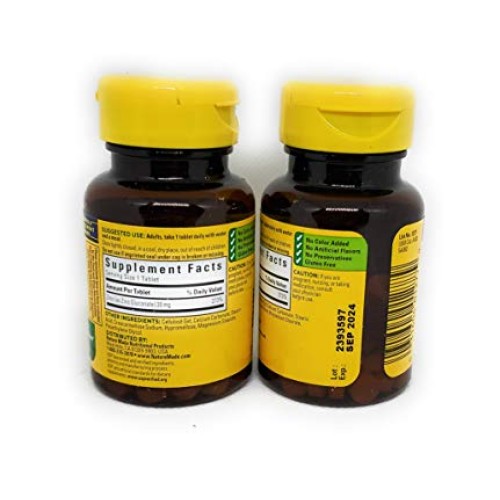 Nature Made Zinc 30 mg Tabs - 30 mg - 100 ct - 2 pk