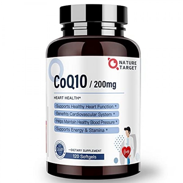 CoQ10-200mg-Softgels + PQQ with Organic-Olive-Oil - High Absorpti...