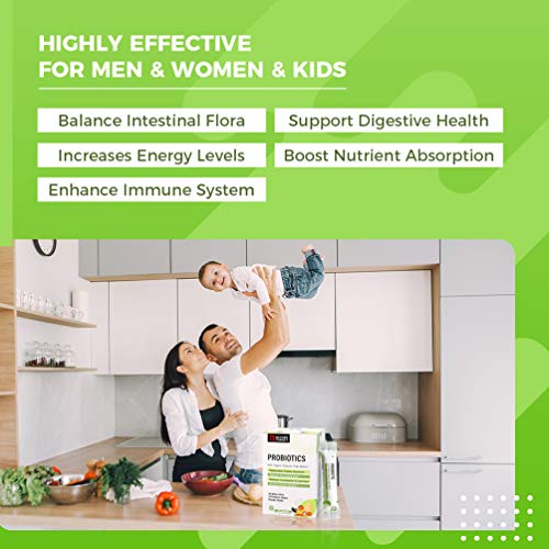 Probiotics for Women-Men-Kids Probiotic Powder Supplement - Prebi...