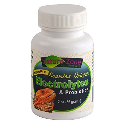 Nature Zone Bearded Dragon Eletrolytes & Probiotics 2.8oz