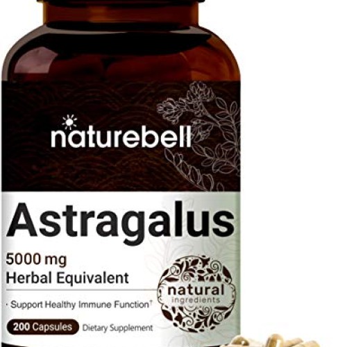 Maximum Strength Astragalus Capsules, 5000mg Herbal Equivalent, P...