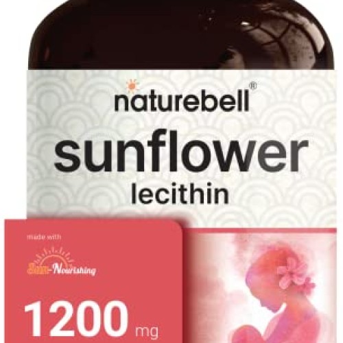 NatureBell Sunflower Lecithin 1200mg, 8 Months Supply, 240 Softge...