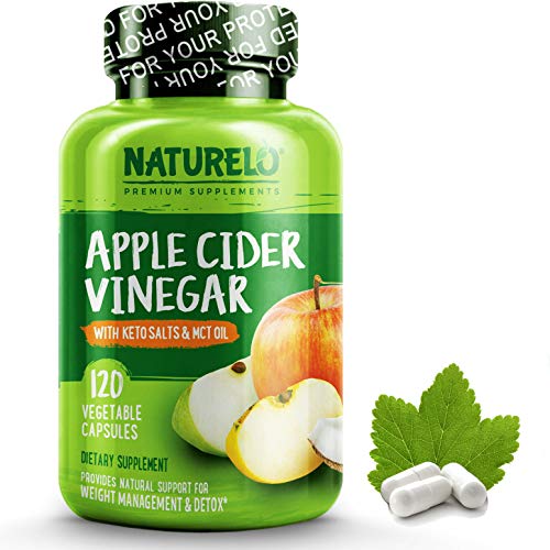 NATURELO Apple Cider Vinegar Capsules - Keto BHB Salts & MCT Oil ...