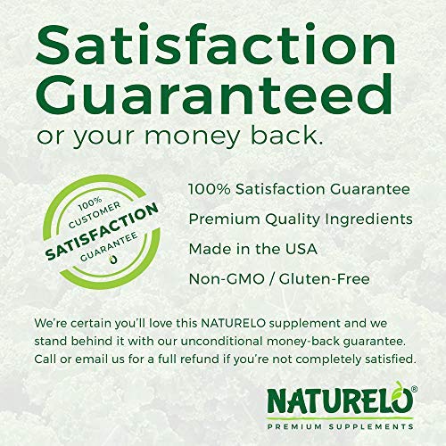 NATURELO Vegan Iron Supplement with Vitamin C and Organic Whole F...