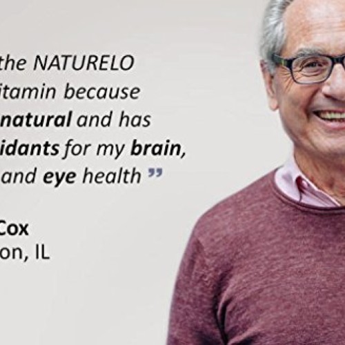 NATURELO Whole Food Multivitamin for Men 50+ - with Vitamins, Min...