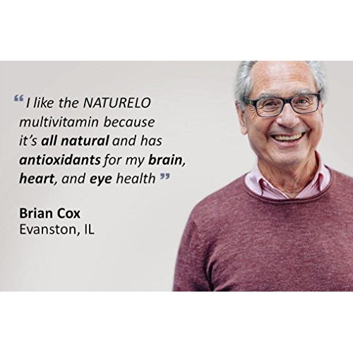 NATURELO Whole Food Multivitamin for Men 50+ - with Vitamins, Min...