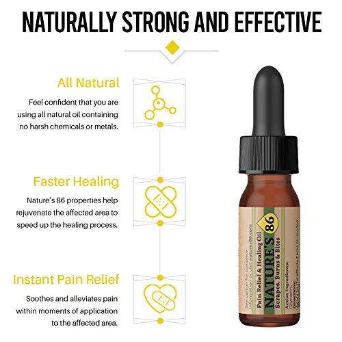 Natures 86 Oil - Relief Oil for Burns - Organic Relief for Itchi...