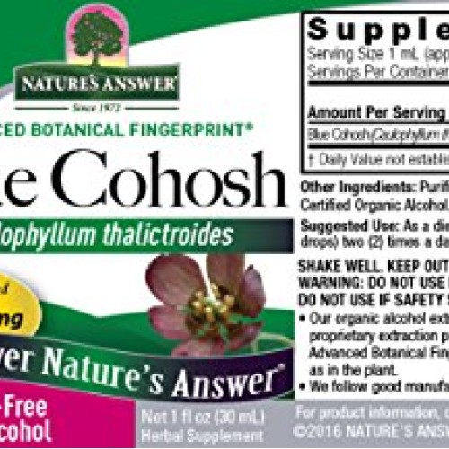 Natures answer af blue cohosh root, 1 fz