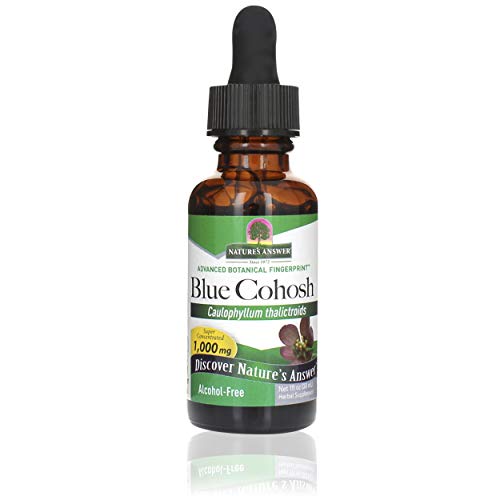 Natures Answer Alcohol-Free Blue Cohosh Root, 1-Fluid Ounce | Ch...