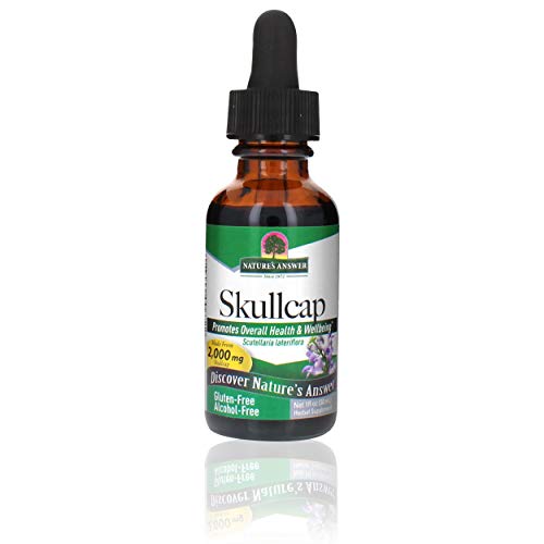 Natures Answer Alcohol-Free Skullcap Herb Extract Supplement 1-F...