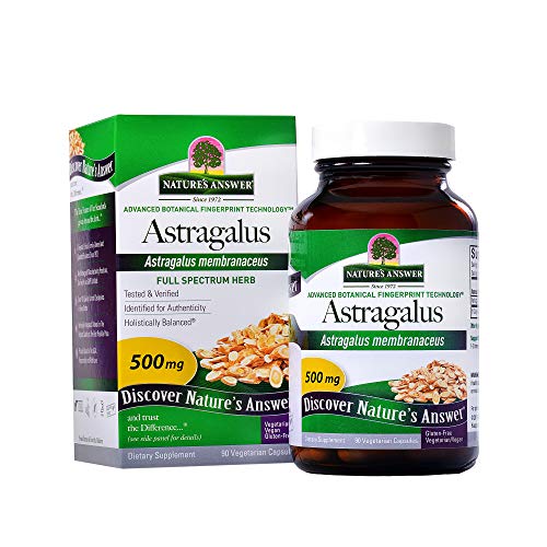 Natures Answer Astragalus Root, 90-Count